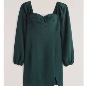 Abercrombie Long Sleeve Square Neck Mini Dress